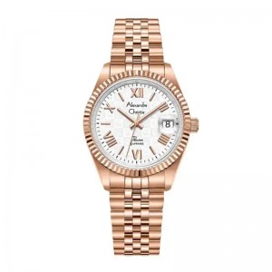 Alexandre Christie AC 5014 Rosegold White Lady New LDBRGSL2